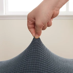 4Home Napínací poťah na stoličku Magic clean tmavosivá, sada 2 ks