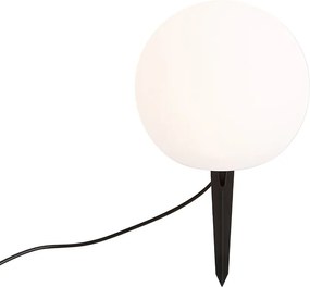 Moderná vonkajšia lampa 12V biela 20 cm vrátane LED IP65 - Voltaire Luno