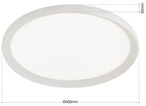 Orion - LED stropné svietidlo KANT LED/30W/230V 2700/3200/4000K pr. 40 cm biela