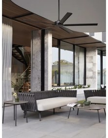 Lucci air 21616149 - Stropný ventilátor MONZA IP55 čierna + diaľkové ovládanie