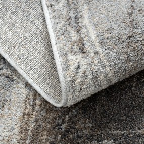 Dywany Łuszczów, Kusový koberec Fusion 9617 dark grey/brown, 180x270, šedá, kancelária