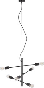 Čierne závesné svietidlo ø 55 cm Spica – Kave Home