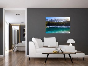 Obraz - Jazero Karersee (90x60 cm)