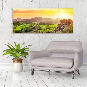 Obraz Hampi údolí v Indii (120x50 cm)