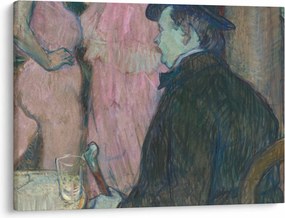 Obraz - Henri de Toulouse-Lautrec, Maxime Dethomas, reprodukcia (70x50 cm)