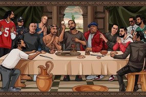 Plagát, Obraz - The Last Supper Of Hip Hop, (61 x 91.5 cm)