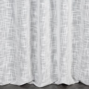 ZÁVES NA PÁSKE RUBI 140X270 CM BIELA