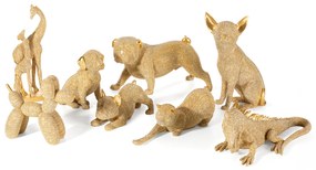 DEKORAČNÁ SOŠKA ELDO 19X8X9 CM ZLATÁ