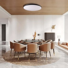 LED stmievateľné stropné svietidlo KERN LED/80W/230V pr. 80 cm čierne + DO