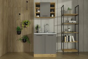 Malá kuchyňa artisan/ antracit SMILE 80