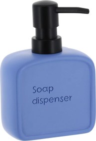 Dávkovač mydla Julia, modrá/s čiernymi prvkami, 225 ml