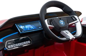 BMW i4 auto na batérie pre deti červené + diaľkové ovládanie