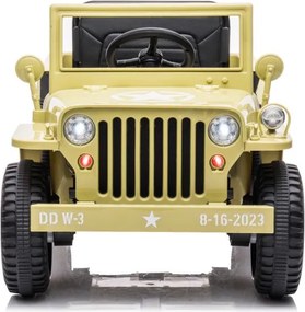 LEAN CARS Elektrické autíčko na akumulátor JH-103 khaki 4x4