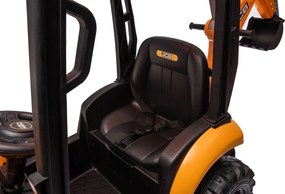 LEAN CARS JCB akumulátorové rýpadlo s lyžicou žlté
