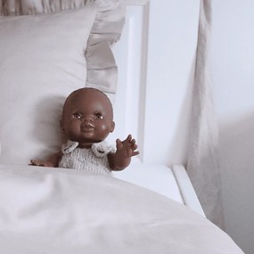 Obliečky Junior bez výplne s volánom Nude 100x140 cm