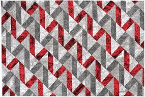 TA Koberec Q544A WHITE MAYA PP ESM Červený Obdĺžnikový Rozmer: 180x250 cm
