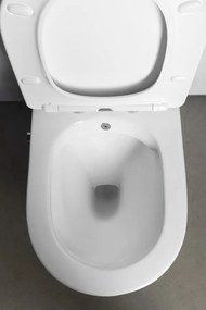 Sapho Sapho, PACO CLEANWASH WC kombi misa, integrovaná batéria a bidetová spŕška, spodný/zadný, biela, PC1012RX