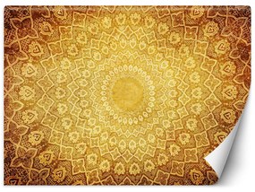 Gario Fototapeta Orientálna zlatá mandala Materiál: Vliesová, Rozmery: 300 x 210 cm