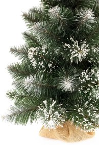 Vianočný stromček Borovica diamantová so striebornými trblietkami 55 cm