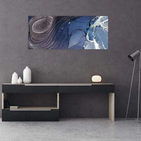 Obraz - Mramorovaný atrament (120x50 cm)