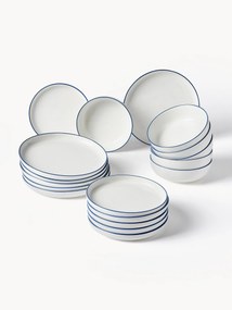 Porcelánová súprava tanierov Facile, 6 osôb (18 dielov)