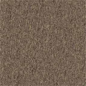 Tapibel, Kobercový štvorec Coral 58309 Bitumen hnedý 50 x 50 cm, chodba / predsieň