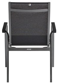 Basic+ Premium záhradná jedálenská stolička antracitová