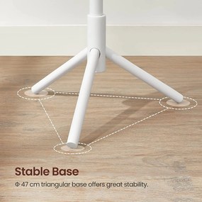 VASAGLE Stojan na kabáty, vešiak na kabáty z masívneho dreva