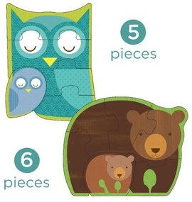 Petitcollage Prvé puzzle lesne zvieratká