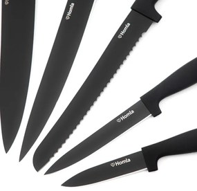 Sada šiestich nožov COXA čierna AW22 835396