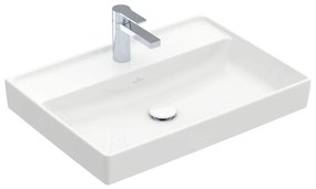 Villeroy & Boch COLLARO - Umývadlo 650x470x160 mm, bez prepadu, biela Alpin 4A336601