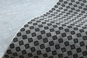 Protišmykový behúň LOTUS SMOOTH 52421 melanž sivý