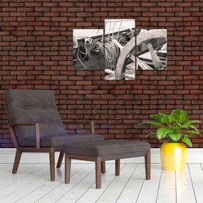 Obraz - Kormidlo plachetnice (90x60 cm)