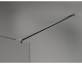 Mexen Kioto-X, sprchová zástena 130 x 200 cm, 10mm číre sklo, grafitový profil, 800-130-101-95-00-X