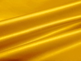 Biante Saténový oválny obrus polyesterový Satén LUX-L041 Kanárikovo žltý 120x160 cm