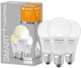 3PAK LED žiarovka E27 A60 9W 806lm 2700K Teplá LEDVANCE SMART+ WiFi Stmievateľná