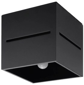 Stropné svietidlo Lobo, 1x čierne kovové tienidlo