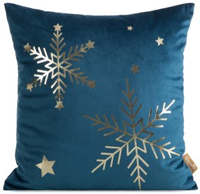 VIANOČNÁ DEKORAČNÁ OBLIEČKA NA VANKÚŠ ELEGANCE5 45X45 CM VZOROVANÁ