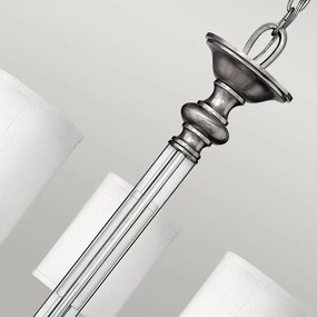 Hinkley HK-SUSSEX5 - Závesný luster SUSSEX 5xE14/40W/230V matný chróm