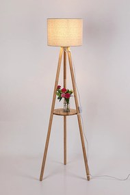 Rabalux TREVIA stojacia drevená lampa 74108