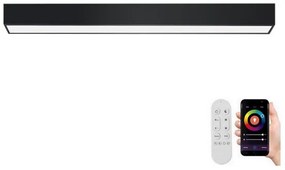 Immax NEO 07255L - LED Stmievateľné svietidlo LUNGO 20W/230V Wi-Fi Tuya čierna + DO