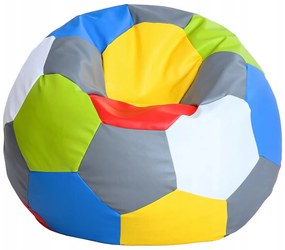Detský sedací vak PUFA Football XXL 90 cm Farba: multicolor