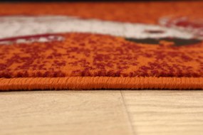 Alfa Carpets  Kusový koberec Kakadu orange - 80x150 cm