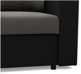 Kreslo LUNA popolové / čierne