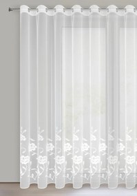 ZÁCLONA NA KRÚŽKOCH NATALI 350X250 CM KVETY