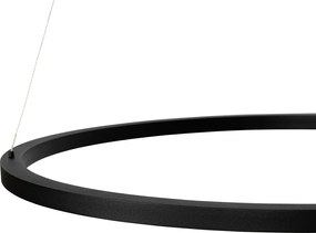 Závesné svietidlo čierne 80 cm vrátane LED 3-stupňové stmievateľné - Girello