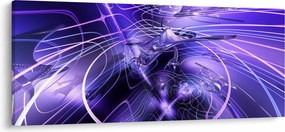 Obraz technické abstrakcie (120x50 cm)