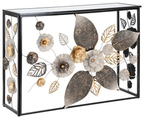 Čierny konzolový stolík 42x112 cm Glam Dark – Mauro Ferretti