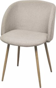 Čalúnené stoličky Betti, 2 ks, béžové