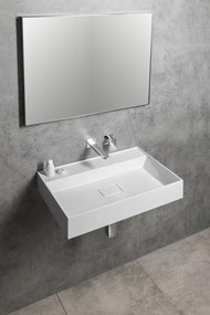 Sapho Sapho, GODIVA dvojumývadlo 119x44cm, liaty mramor, biela, GU119-0